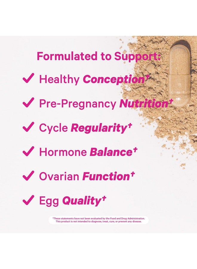 Pink Stork Fertility Bundle - Conception Tea and Supplements for Women, Prenatal Vitamins with Ashwagandha, Inositol, Vitex and Folate to Help Support Hormone Balance for Women, 2 Pack - Image 2