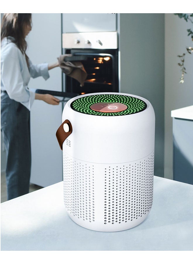 Bukela Portable Air Purifier with H13 HEPA Filter, Mini Purifier for Room, Max 216 sq.ft/20m, Perfect for Travel In-Car and Desktop - Image 1