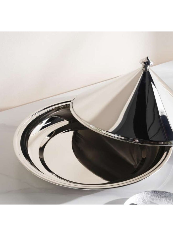 Pan Home Chrome Serving Dish 30cm - Image 2
