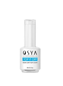 OSYA Gel Nail Polish top coat Soak off UV LED Drying Long 15ml Set  - Image 1