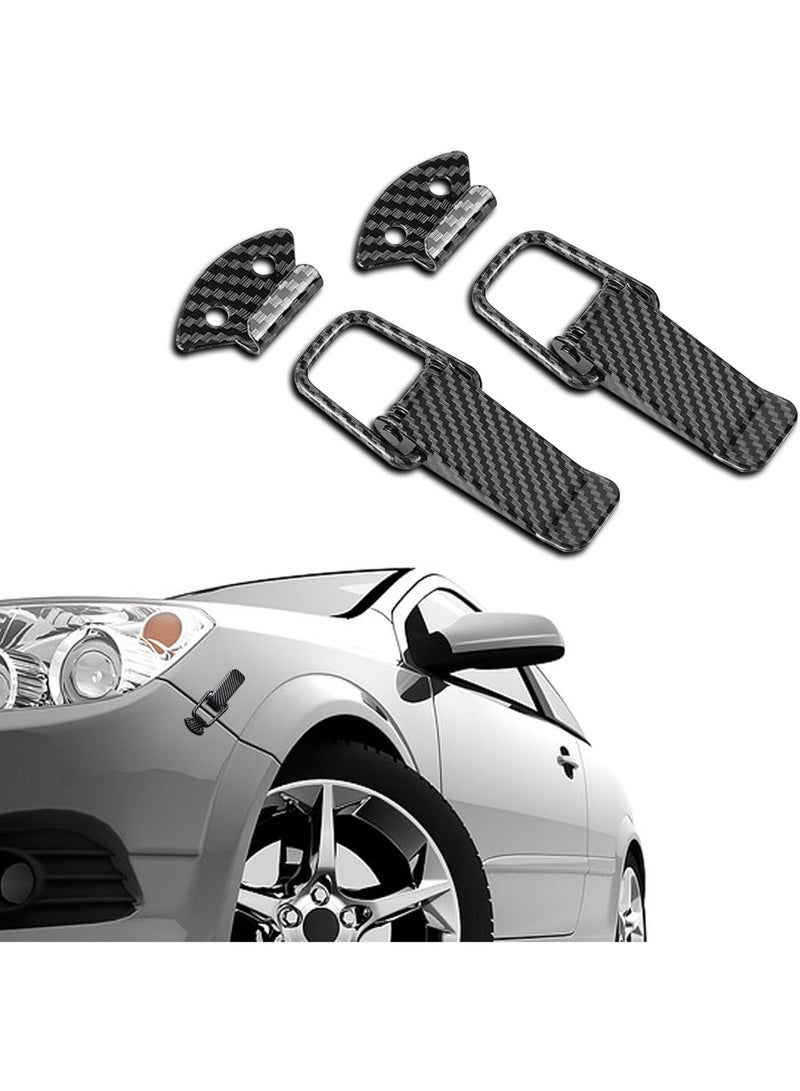 YelaJoy 2-Pack Car Bumper Quick Release Clips – Durable Carbon Fiber Front/Rear Bumper Fastener Kit, Universal Security Hook Lock Clips for Cars, SUVs, Trucks – No Drilling, Adhesive Backing - Image 1