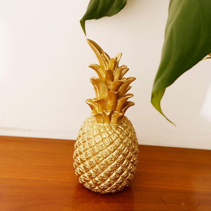 klarakoCreative Resin Pineapple Shaped Ornament Gift Home Desktop Living Room Decoration klarakoGold klarakoL/S klarako9x9x25cm - Image 2