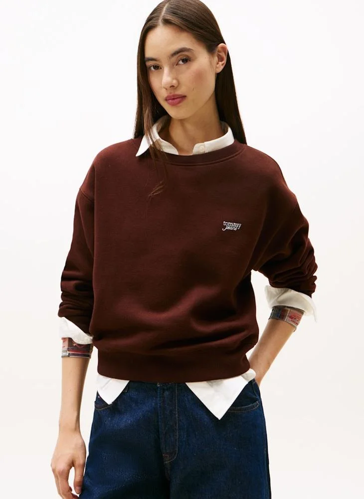 Logo Crew Neck Sweatshirt