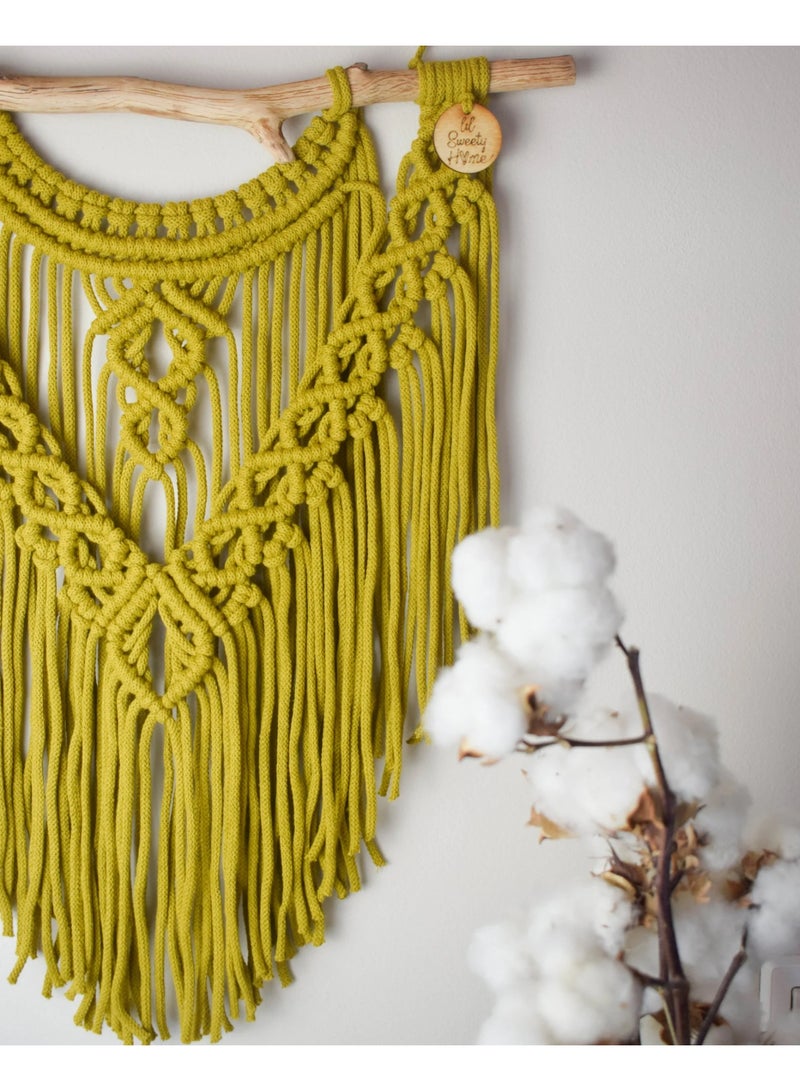 انتيكيانو مكرمية معلقة على الحائط من انتيكيانو على الطراز البوهيمي - Image 2