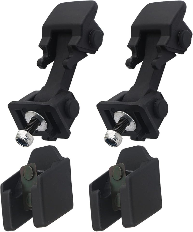 APPERFiT Hood Latch Catch w/Bracket Compatible with J-eep Wrangler JK 2007 2008 2009 2010 2011 2012 2013 2014 2015 2016 2017 Upgraded classic design - Image 1