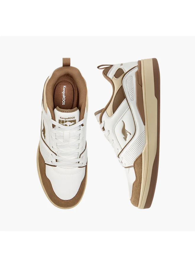 kangaROOS Men's Panelled Lace-Up Sneakers