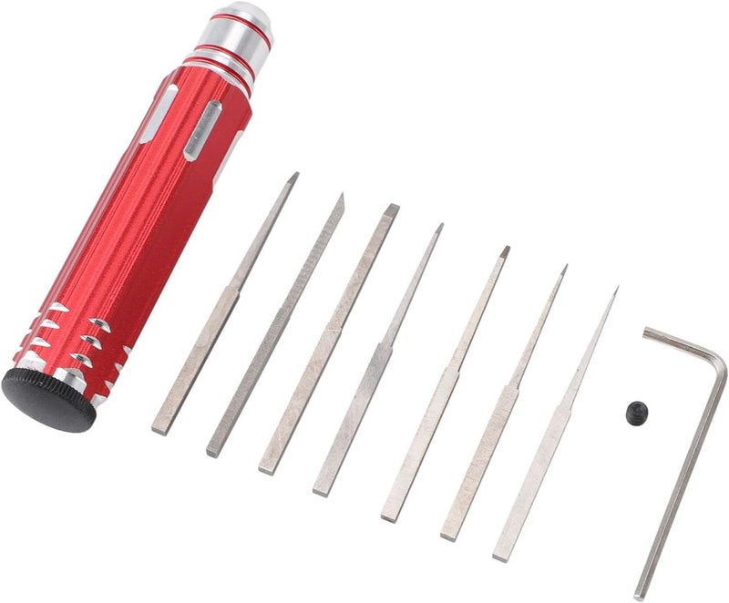 Zerodis Hand Tools Cutting Tool with 7 Blades Scriber Tool for Remote Car Drones Repairing Model Scriber Carved Scribe Line - Image 2