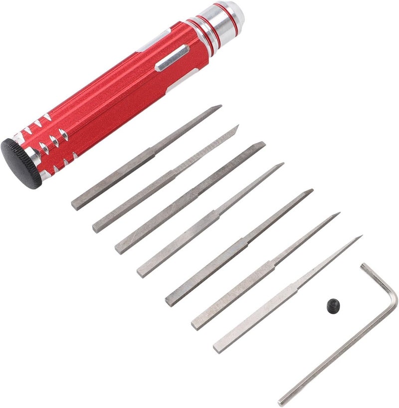 Zerodis Hand Tools Cutting Tool with 7 Blades Scriber Tool for Remote Car Drones Repairing Model Scriber Carved Scribe Line - Image 5