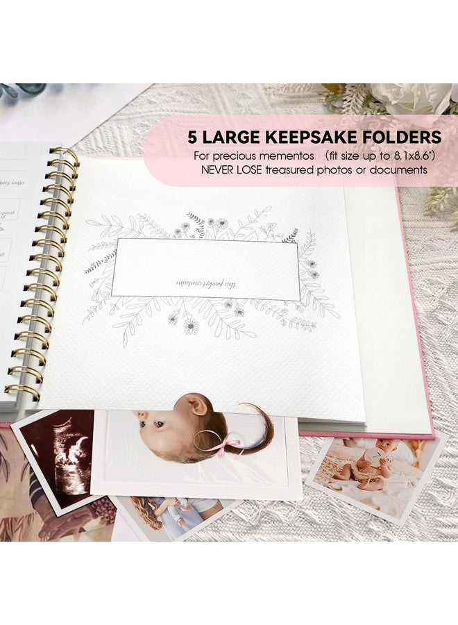 1DOT2 Timeless First 5 Years Keepsake Baby Memory Book for Boy or Girl, Luxury Linen Cover Acid Free Pages, Neutral Baby Journal Milestone Book or Scrapbook, Record the Story of You from Birth to Age 5 - Image 5