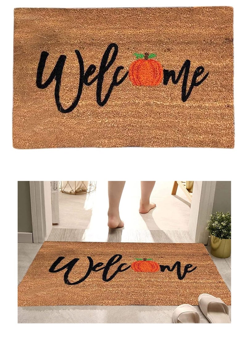 SYOSI Anti Slip Decorations Carpet Front Door Doormat Blanket Welcome Home Decor Mat with Bottom for Indoor Outdoor - Image 1