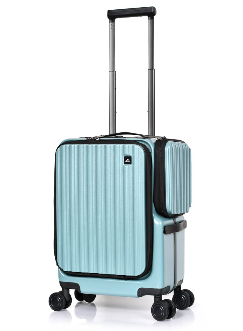 MORANO Morano smart carry-on 20 inch luggage with large storage compartments a side pocket with a special lock and a pocket for tablets and documents Size  37-28-50 cm  - Image 1