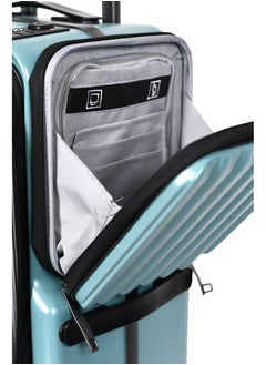 MORANO Morano smart carry-on 20 inch luggage with large storage compartments a side pocket with a special lock and a pocket for tablets and documents Size  37-28-50 cm  - Image 4