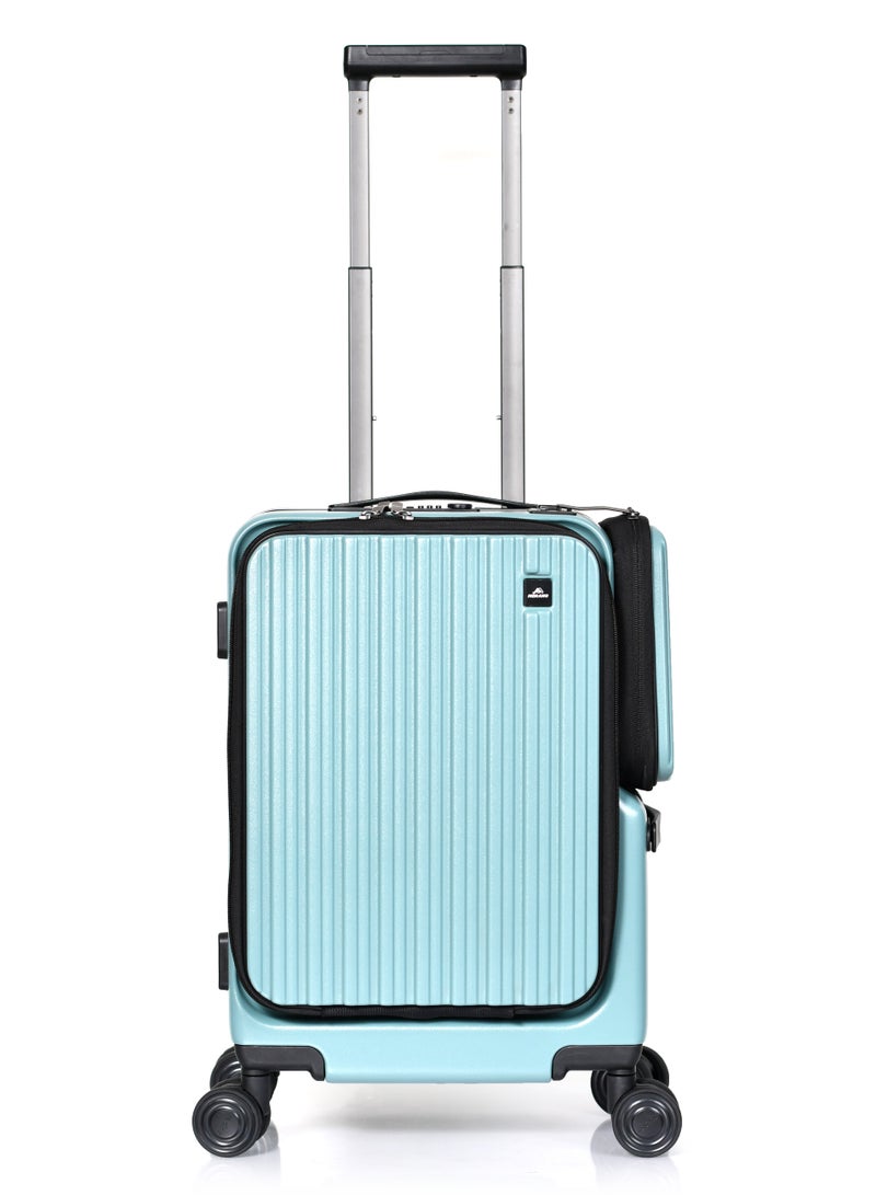 MORANO Morano smart carry-on 20 inch luggage with large storage compartments a side pocket with a special lock and a pocket for tablets and documents Size  37-28-50 cm  - Image 2