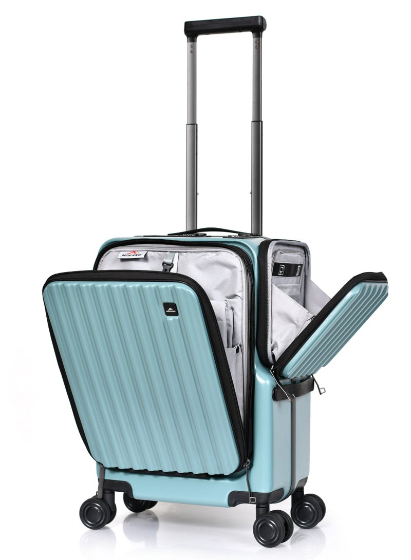 MORANO Morano smart carry-on 20 inch luggage with large storage compartments a side pocket with a special lock and a pocket for tablets and documents Size  37-28-50 cm  - Image 3