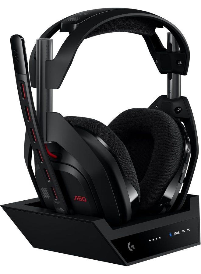 ASTRO A50 LIGHTSPEED Wireless Gaming Headset + Base Station (Gen 5), PRO-G GRAPHENE, Switch Between 3 Systems, USB-C to Xbox, PS5, PC/Mac or Nintendo Switch, Bluetooth Black - Image 1