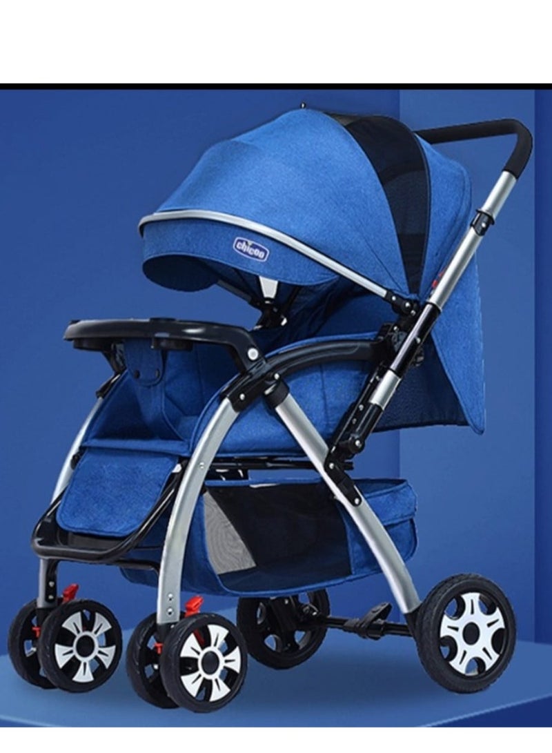 Chicco baby stroller with flip arm, large storage basket for the baby's essentials, with a padded cover for the baby's comfort while sitting and sleeping - Image 2