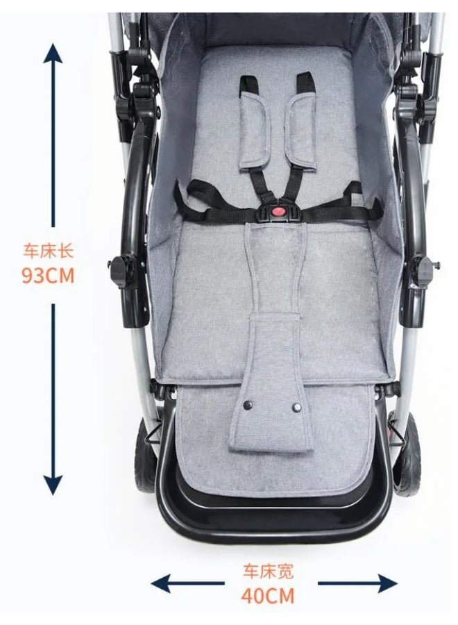 Chicco baby stroller with flip arm, large storage basket for the baby's essentials, with a padded cover for the baby's comfort while sitting and sleeping - Image 4