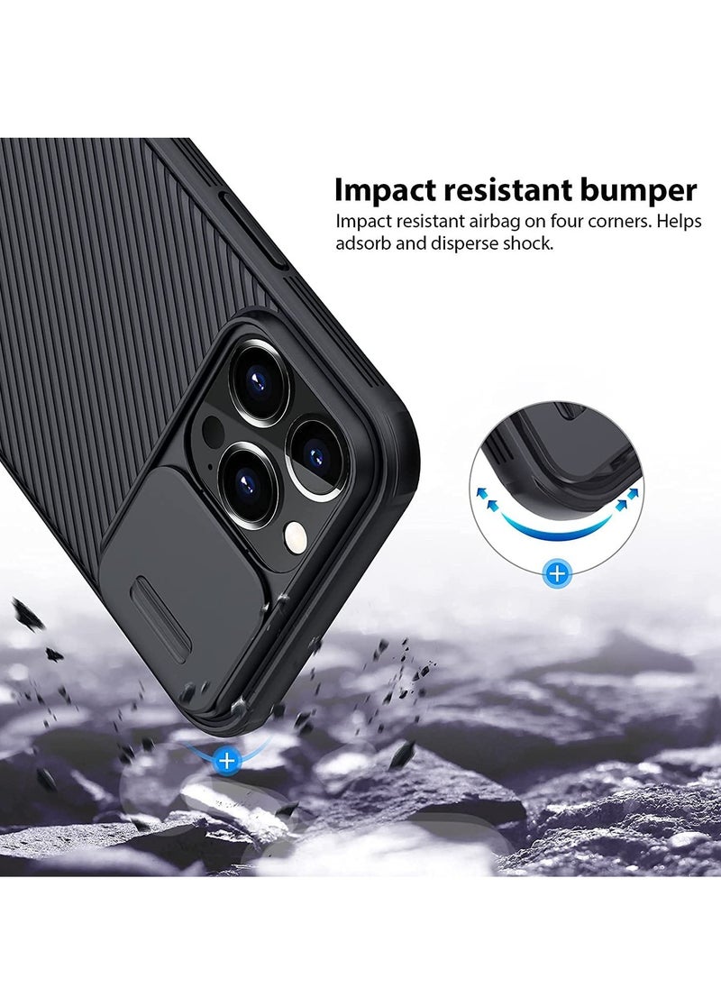 ELTRAZONE - iPhone 14 Pro Max Case Cover CamShield Pro Slide Camera Protection Cover - Scratch Resistant - Protect Privacy Case for Apple iPhone 14 Pro Max 6.7 (2022) by(iPhone 14 Pro Max, Black) - Image 1