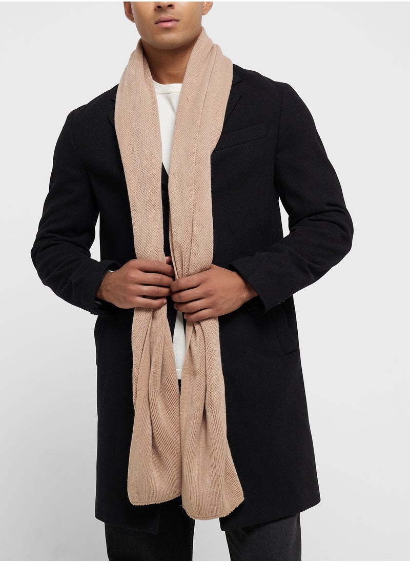 Robert Wood Casual Knitted Scarf  - Image 3