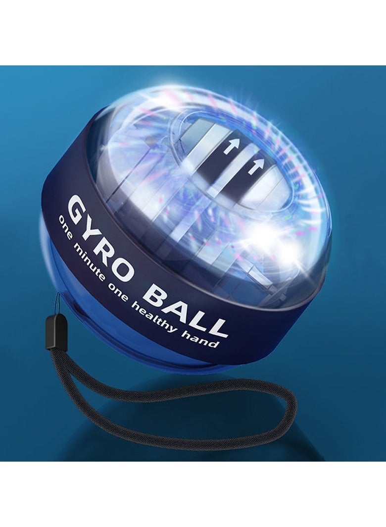 Generic Wrist Ball Trainer- SelfStarting Silent Centrifugal Gyro Power Ball for Finger Grip Arm Strength Training and Stress Relief with Colorful Lights and Wrist Rope  - Image 1