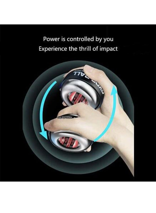 Generic Wrist Ball Trainer- SelfStarting Silent Centrifugal Gyro Power Ball for Finger Grip Arm Strength Training and Stress Relief with Colorful Lights and Wrist Rope  - Image 3