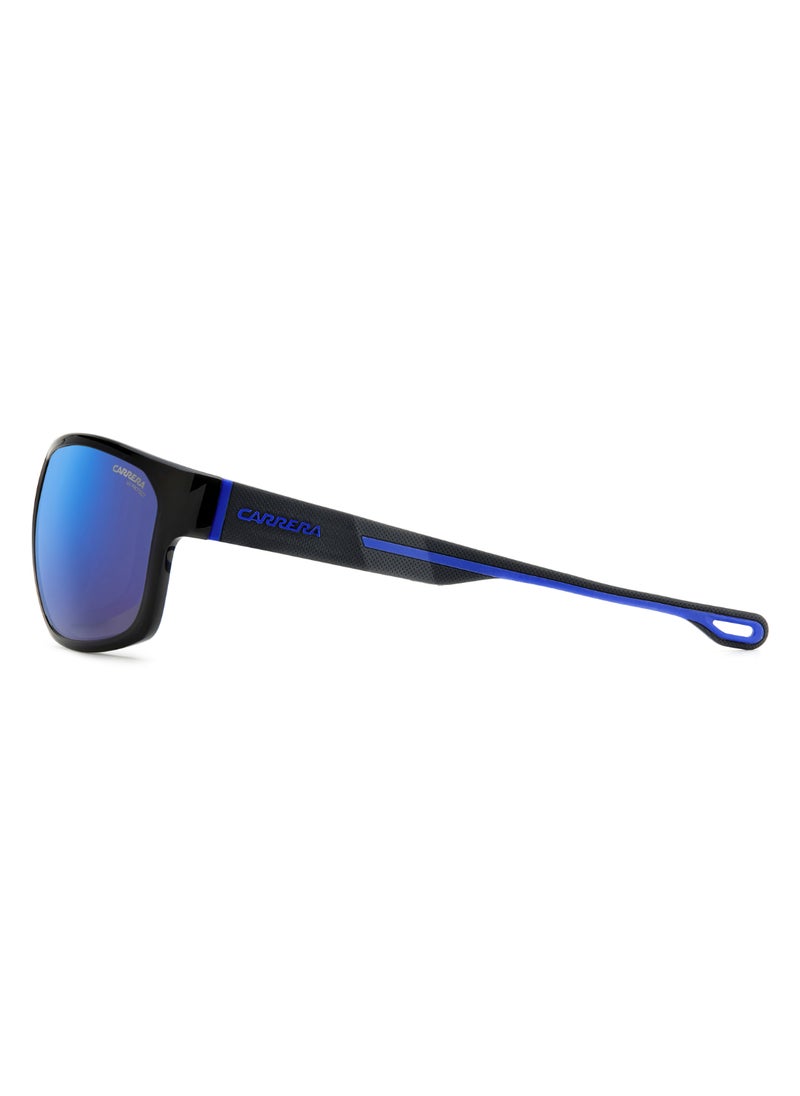 Carrera Men's UV Protection Rectangular Shape  Sunglasses CARRERA 4018/S BLUE 45 - Lens Size: 44.9 Mm - Blk Blue B  - Image 5