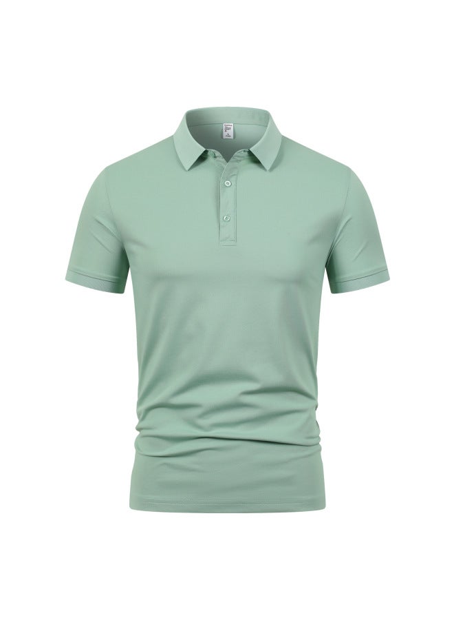 Cotton Summer Men's Short Sleeve Golf Polo Shirt Custom Logo