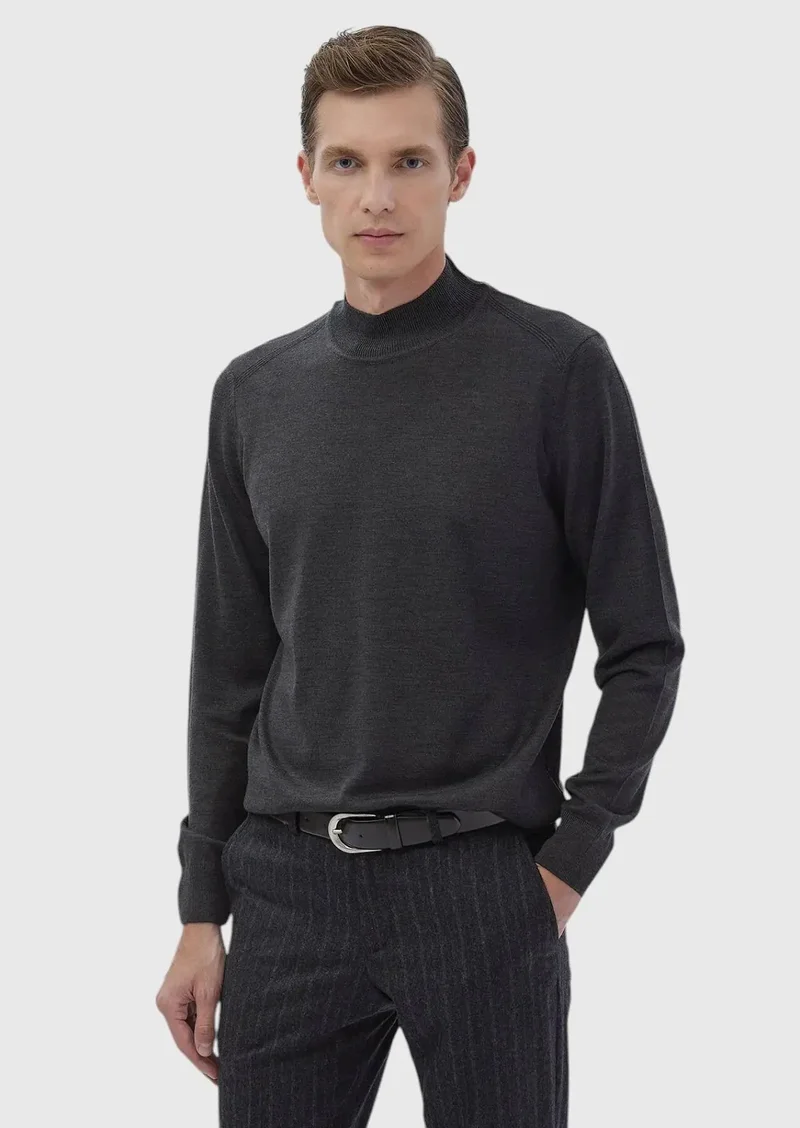 RAMSEY Hard Coal Knitwear Sweatshirt