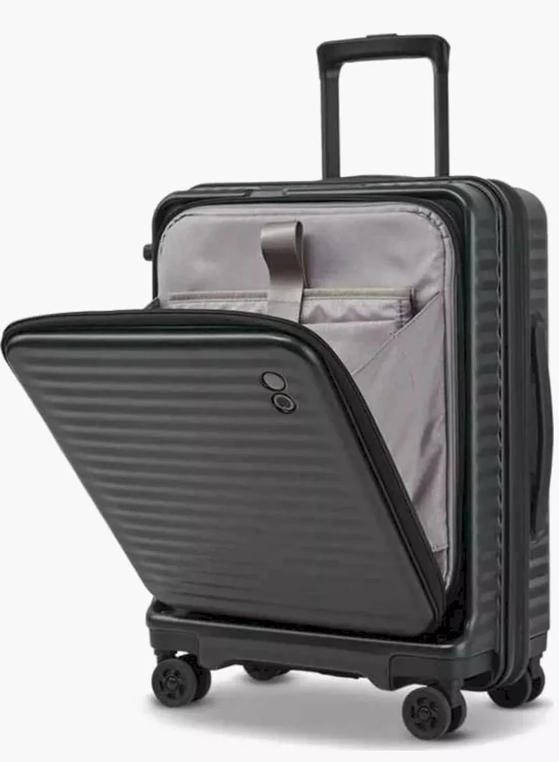 Echolac  Celestra FA+ Medium 66 Cm Hard Sided 4-Double Wheeled Cabin Luggage Trolley - Dark Grey  | Best Price UAE