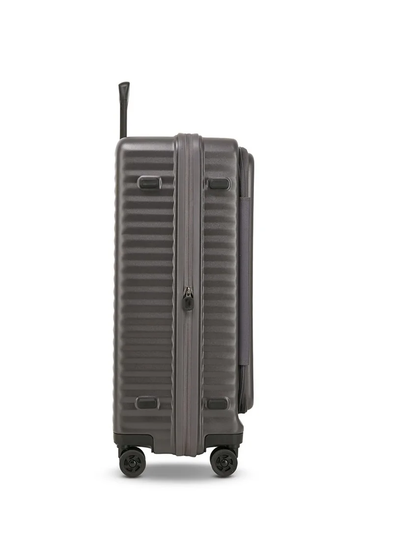 Echolac  Celestra FA+ Medium 66 Cm Hard Sided 4-Double Wheeled Cabin Luggage Trolley - Dark Grey  | Best Price UAE