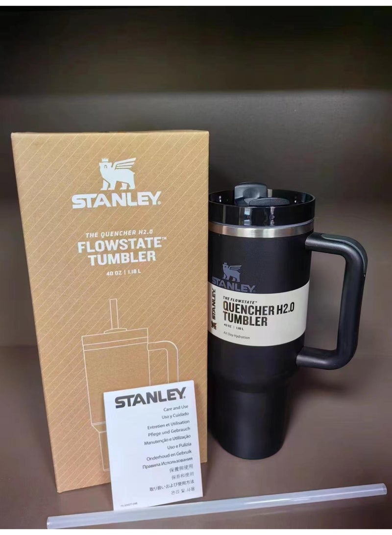 Stanley Quencher H2.0 Tumbler with Handle & Straw 40 oz | Twist On 3-Way Lid | Cupholder Compatible for Travel | Insulated Stainless Steel Cup | BPA-Free - Image 1