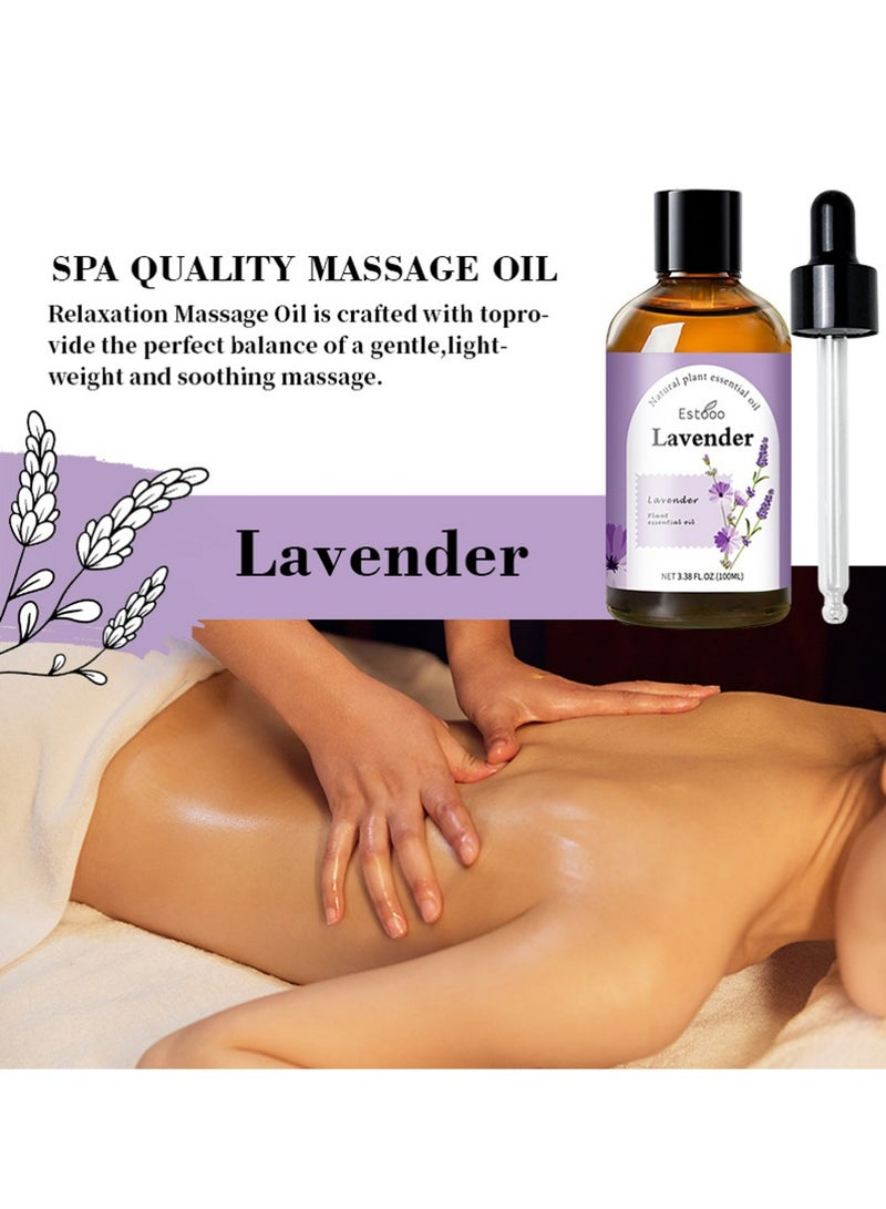 estooo Lavender Essential Oil 100ml – Naturally Distilled Aromatic Oil with a Soft, Calming Floral Aroma for Relaxation & Peaceful Ambience - Image 3