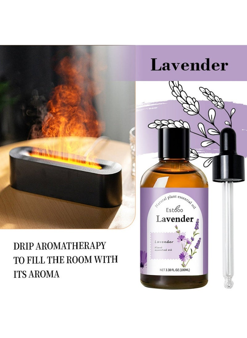 estooo Lavender Essential Oil 100ml – Naturally Distilled Aromatic Oil with a Soft, Calming Floral Aroma for Relaxation & Peaceful Ambience - Image 1