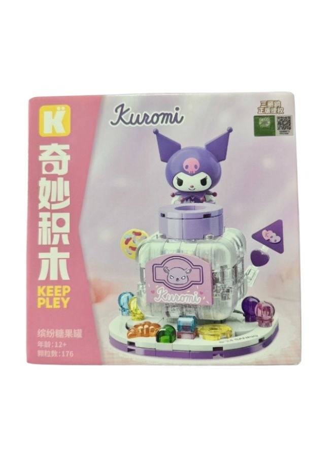 Kuromi Building Block Set Cute Sanrio Character Toy For Kids - Image 2