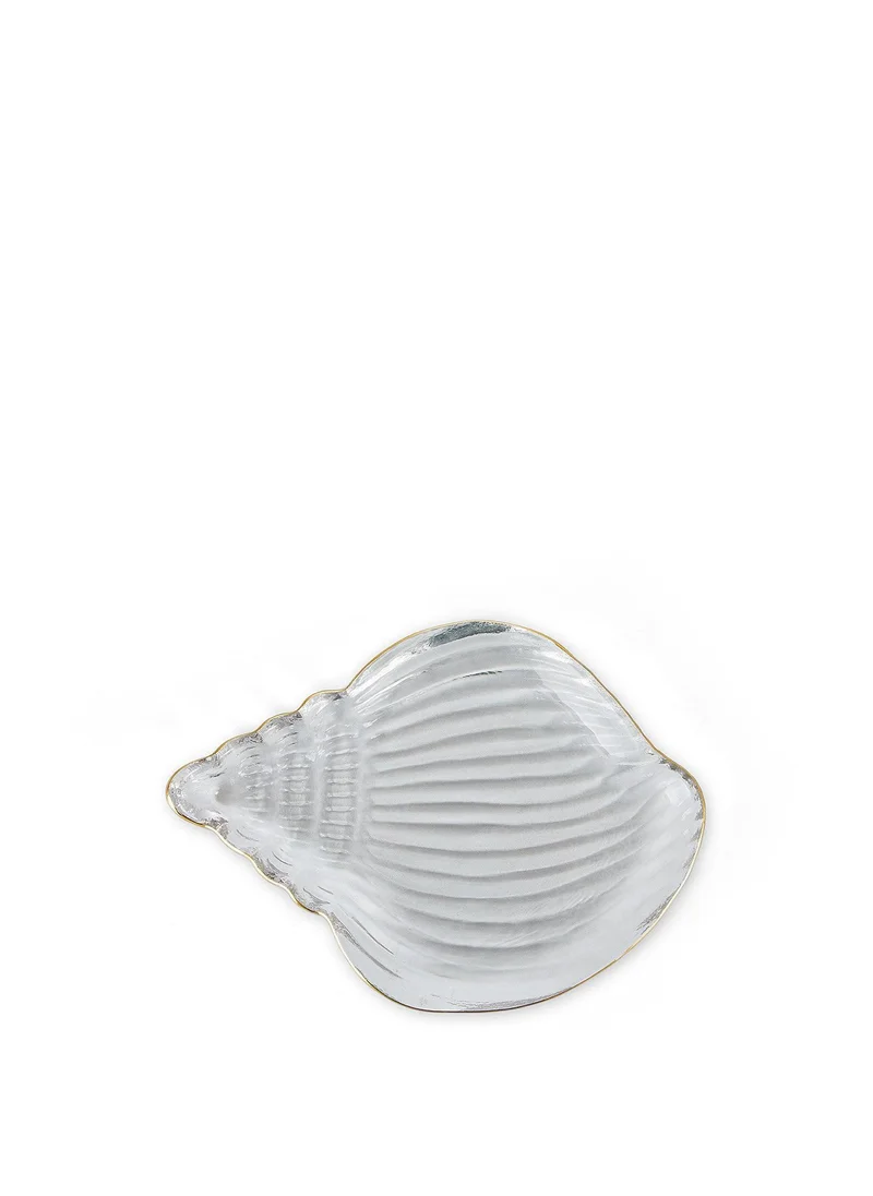 Coincasa Snail Glass Saucer