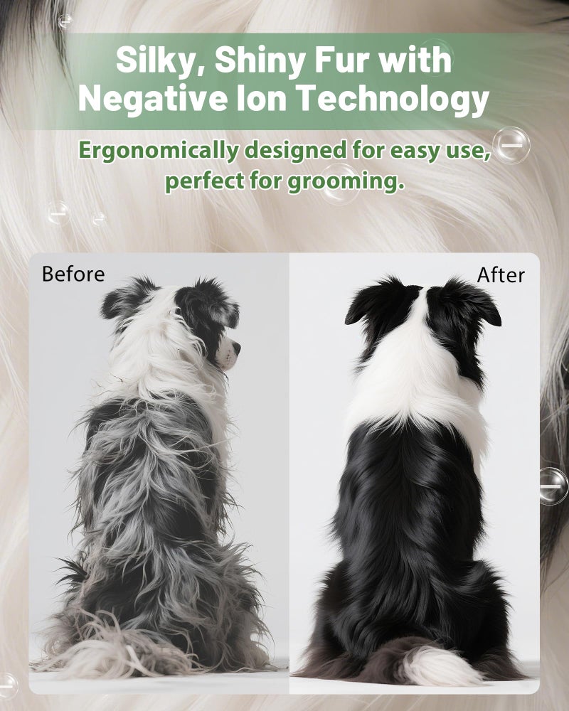 NRYDEPET Hands-Free Dog Hair Dryer â€“ Neck Dryer for Pet Grooming for Small & Medium Dogs Cats, Fast Drying, Low Noise, Adjustable Heat & Speed, Portable (Green) - Image 5