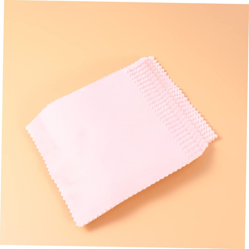 Pink Microfiber Cleaning Cloth 80 Pack for Glasses Lenses Phone Screens Washable - Image 4