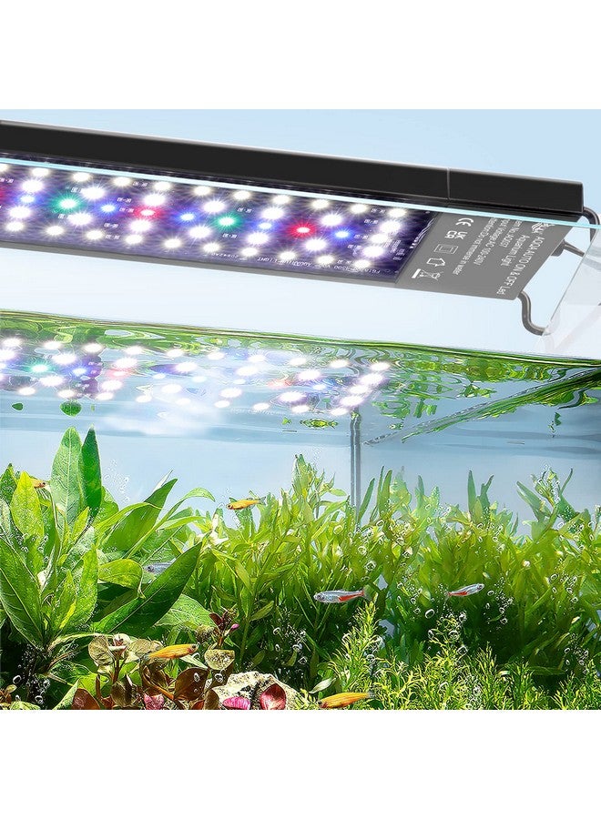 AQQA Aquarium Light,Multi-Function Fish Tank Led Light 24/7 DIY Auto On Off + Night Mode + Day Mode + Full Spectrum + 7 Colors,Adjustable Brightness Waterproof with Timer for Freshwater 30W - Image 5