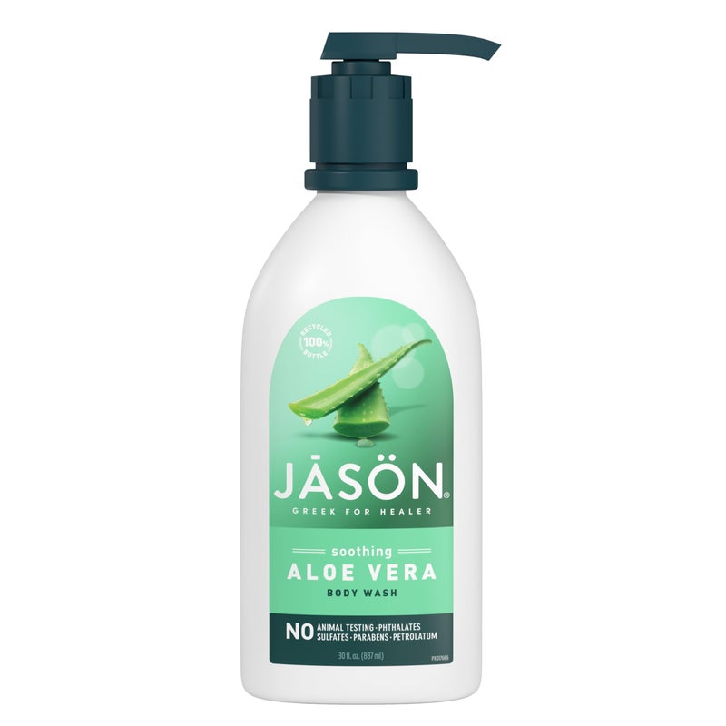 JASON Aloe Vera Shower Gel Body Wash - Soothing, Gentle Clean Feeling, 30 Fluid Ounces - Image 1