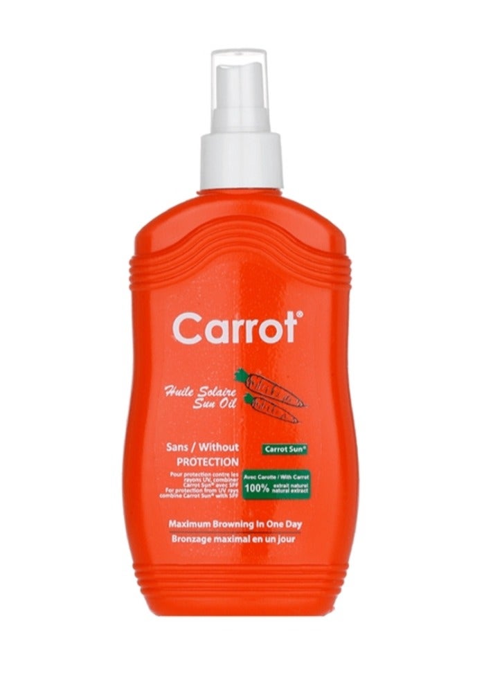 كاروت سان بخاخ زيت تسمير البشرة كاروت صن 200 مل - Image 1