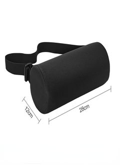 Generic Lumbar Roll Multi-Function Memory Foam Adjustable Round Cylinder Back Support  - Image 2