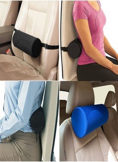 Generic Lumbar Roll Multi-Function Memory Foam Adjustable Round Cylinder Back Support  - Image 3