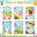 BWkoss 24Pcs Spring Activity Books for Kids Insect Floral Mini Games Coloring Book Set Bulk Mazes Word Search Word Scramble Games for Hello Spring Easter Party Goodie Bags Stuffer Classroom Favors - Image 4