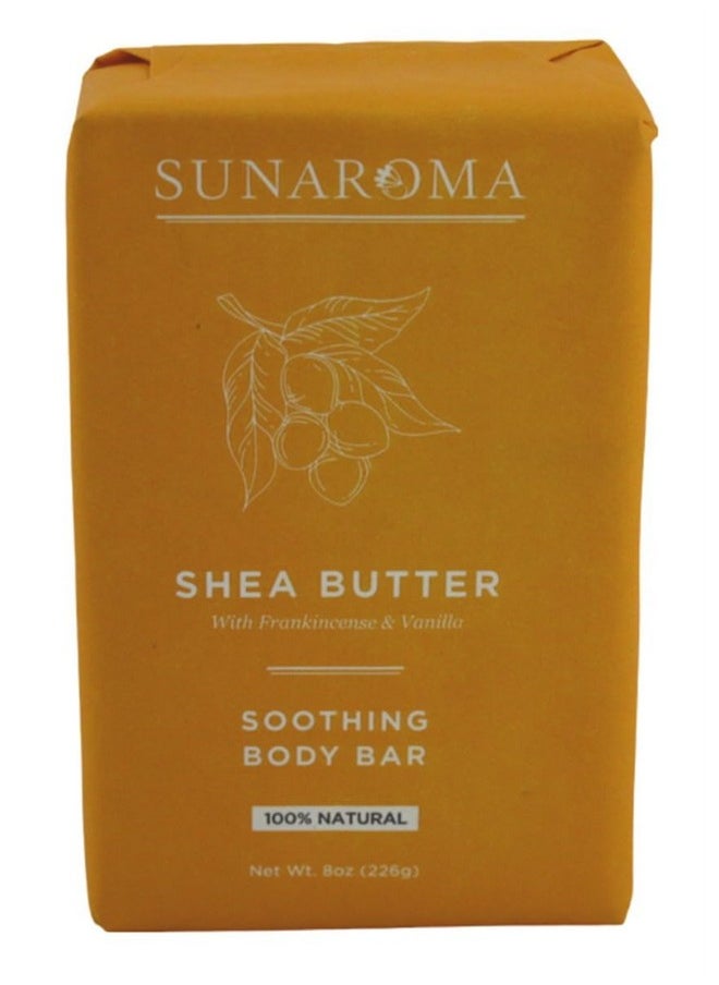 SUNAROMA - Sunaroma Soap Bar Shea Butter 8 Ounce (Pack of 2) - Image 1