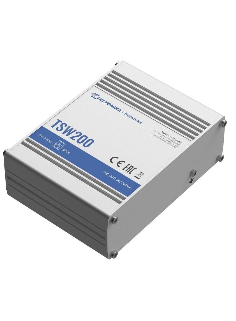 تيلتونيكا Teltonika TSW200 سويتش خارجي 8 منافذ بي او اي - Image 1