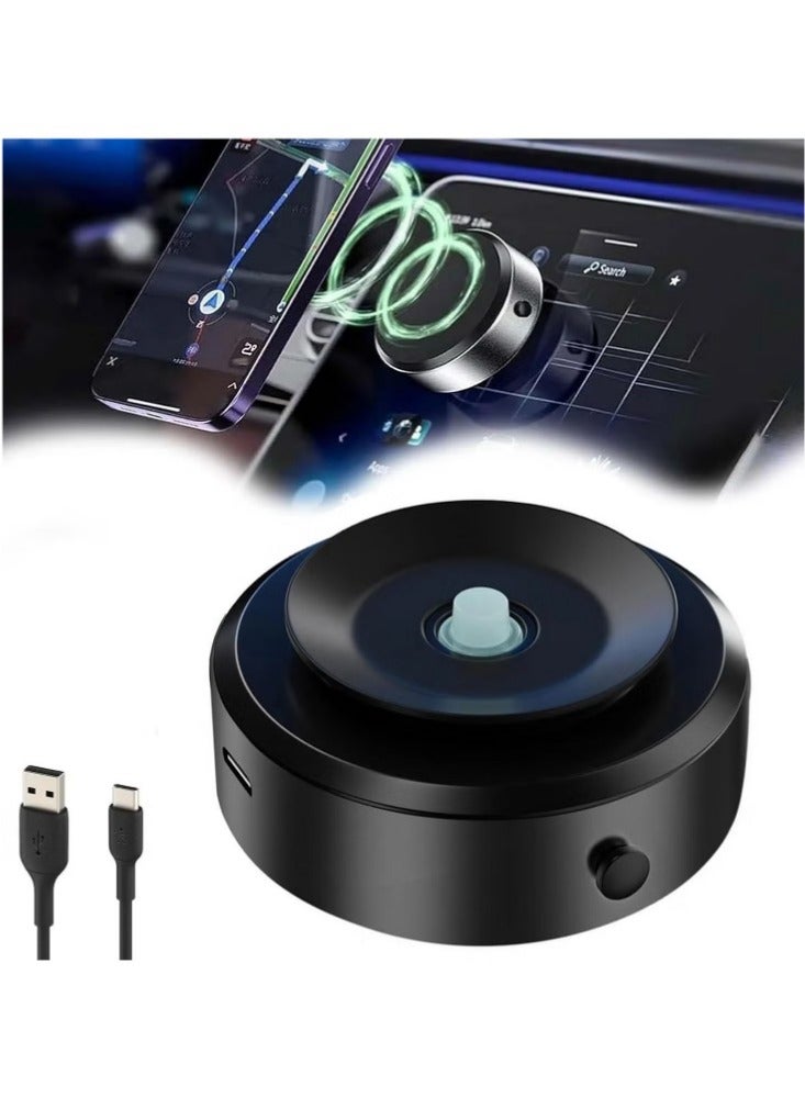 DUSALA Intelligent Mobile Phone Holder Double-Sided Car Mount Magnetic Universal Adsorption Bracket Vacuum Adsorption Stable for Phone - Image 2