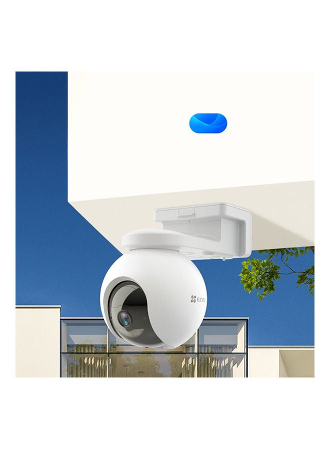EZVIZ CB8 2K Battery-Powered Outdoor Wi-Fi Security Camera, 2K Resolution, 360° Pan & 65° Tilt, 10,400mAh Rechargeable Battery, AI Human Detection & Auto-Tracking, Color Night Vision with Dual Spotlights, Two-Way Audio, Built-in Siren & Active Defense, Supports microSD & Cloud Storage, Weatherproof, Alexa & Google Assistant Compatible, Works with EZVIZ Solar Panel - Image 3