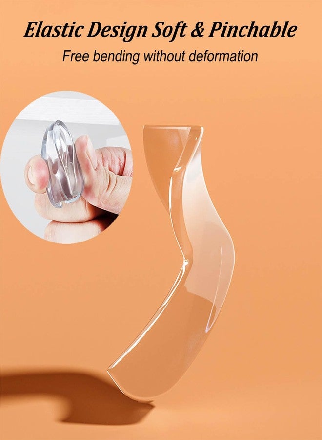 acdiac 8/12/24 Pack Transparent PVC Table Corner Protectors Guards, Universal Furniture Corner Protectors, Edge Safety Cover Sharp Bumper Sticker Guards for Table Furniture (T-Shape, 8Pack) - Image 4