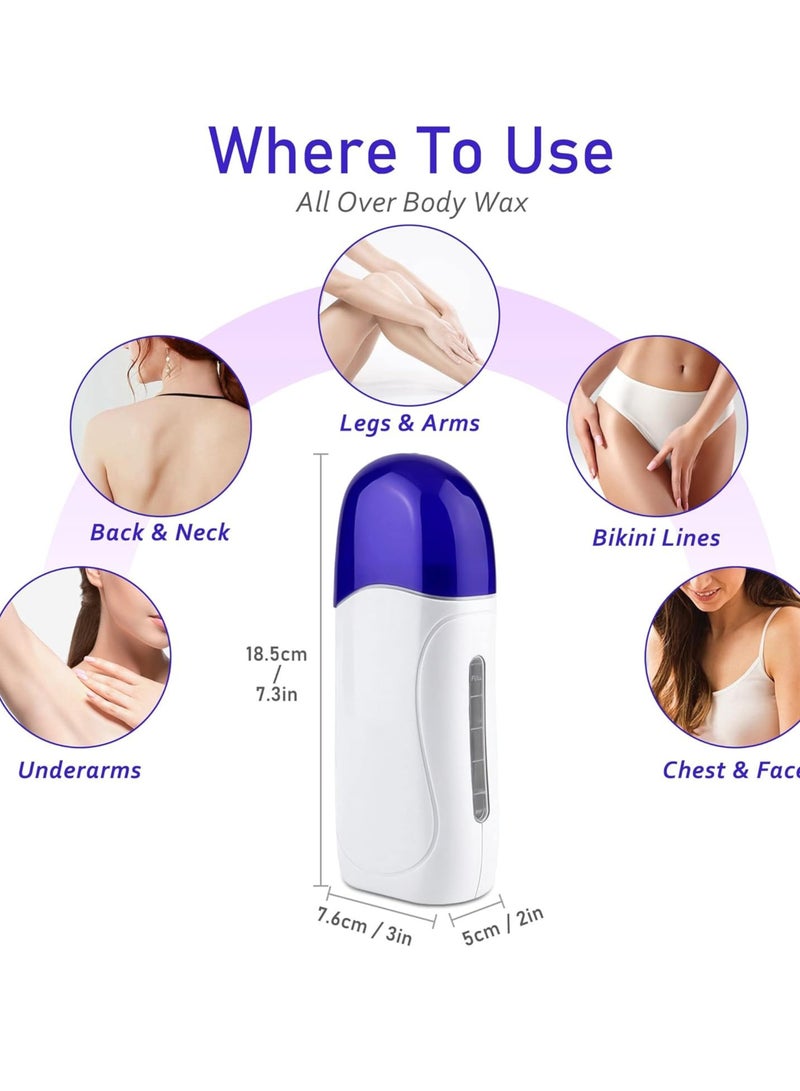 جهاز EasyWax لإزالة الشعر بالشمع – صالون متكامل في منزلك لنعومة فائقة وحماية كاملة للبشرة - Image 2