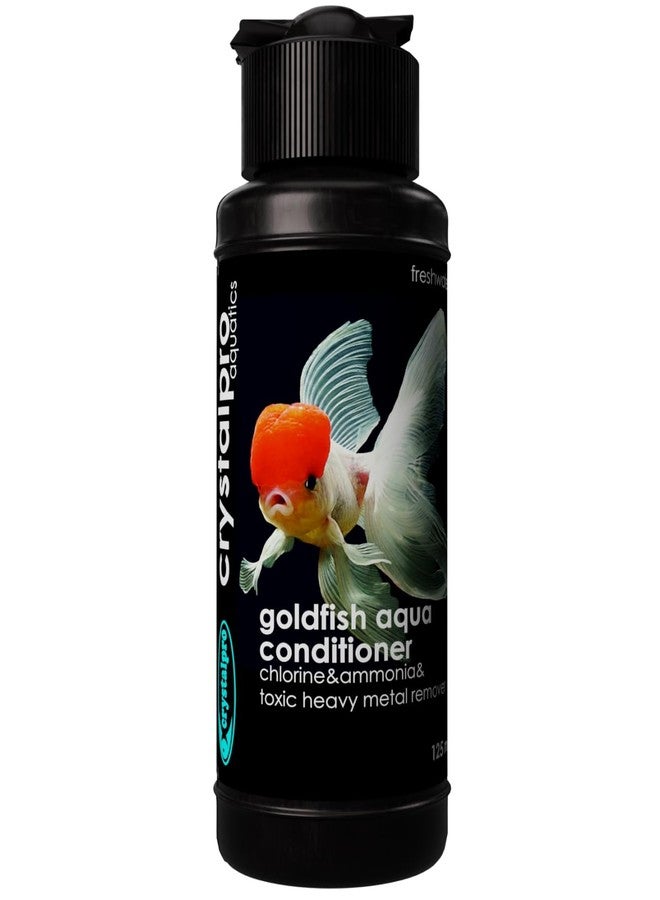 Crystalpro Goldfish Water Conditioner Treats 660 Gallons - Concentrated Goldfish Water Conditioner Neutralizes Chlorine and Ammonia (4.2 Oz-125 ml) - Image 1